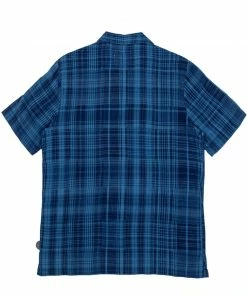Folk Junction Shirt In Indigo Large Check