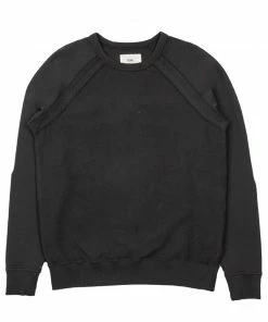 Folk Reworked Rivet Sweat In Soft Black