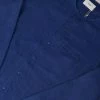 Folk Collarless Pop Stud Shirt Double Indigo Last Piece