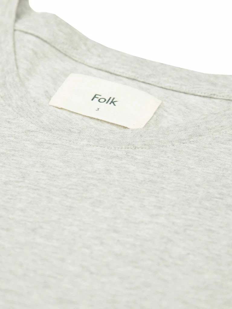 Folk Assembly T-Shirt in Light Grey 4 Folk Assembly T-Shirt in Light Grey