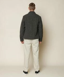 Folk Stone Moss Orb Virgin Wool Jacket Made In Portugal