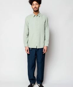 Folk Signal Pants In Dark Fern