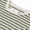 Folk Classic Stripe Tee Olive / Ecru