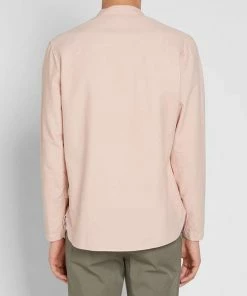 Folk Stone Half Placket Grandad Shirt