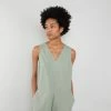 Folk V Overall Jumpsuit Olive Ripstop
