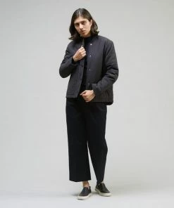 Folk Wadded Contour Jacket Black