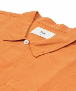 Folk Seoul Shirt In Light Orange