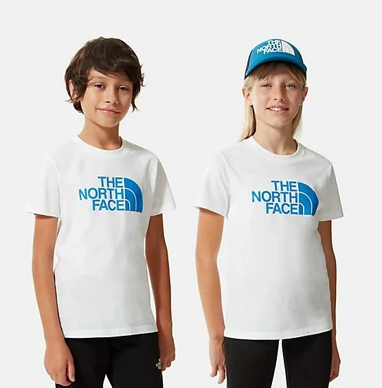 The North Face T-Shirt Easy Tee Junior White/Banff Blue 4 The North Face T-Shirt Easy Tee Junior White/Banff Blue