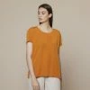 Folk Marigold Woven Lyocell Crew