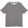 Folk Classic Stripe Tee Soft Black / Ecru