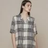 Folk Alber Check Soft Collar Shirt