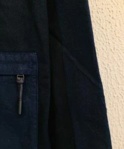 Folk Navy Overlay Jacket