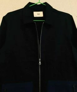 Folk Navy Overlay Jacket