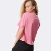 The North Face W W Cropped Fine Tee Pink