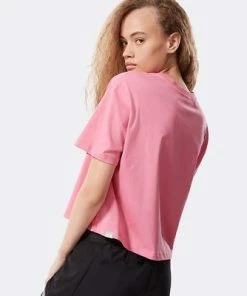 The North Face W W Cropped Fine Tee Pink