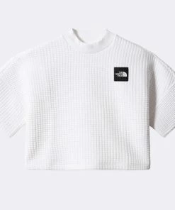 The North Face Wmns Mhysa Quilted S/s Top Tnf White