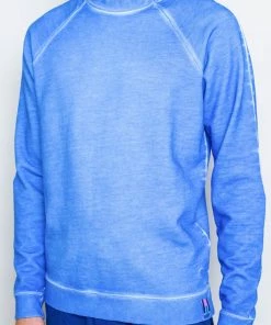 Folk Rivet Sweat In Cold Dye Blue