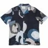 Folk Soft Collar Woad Multi Dot Shirt