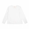 Folk Collarless Shirt White Texture