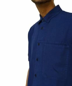 Folk Burner Shirt Indigo