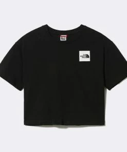 The North Face Wmns Cropped Fine Tee Black