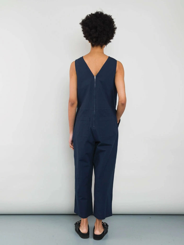 Folk Overall Jumpsuit In Navy Ripstock 4 Folk Overall Jumpsuit In Navy Ripstock