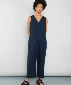 Folk Overall Jumpsuit In Navy Ripstock 12 Folk Overall Jumpsuit In Navy Ripstock
