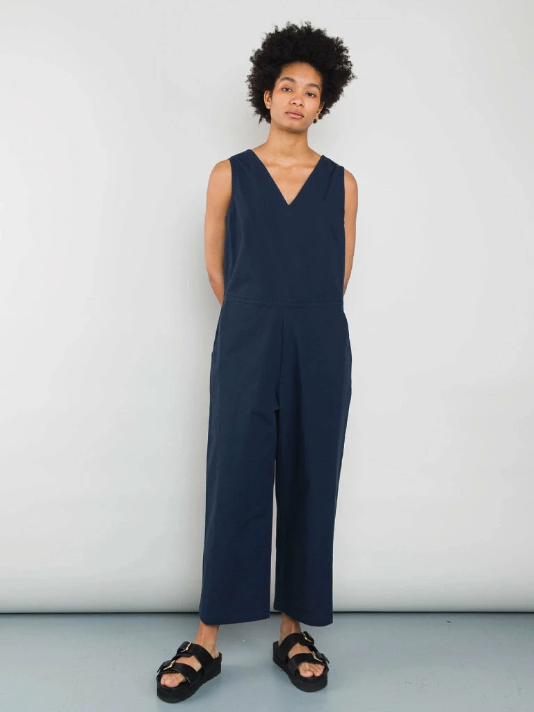 Folk Overall Jumpsuit In Navy Ripstock 7 Folk Overall Jumpsuit In Navy Ripstock