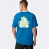 The North Face S/s Mountain Heavyweight Tee Banff Blue