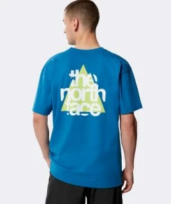 The North Face S/s Mountain Heavyweight Tee Banff Blue