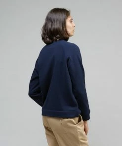 Folk Navy Assembly Raglan Sweat