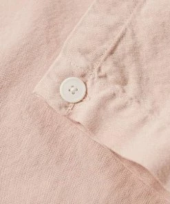 Folk Stone Half Placket Grandad Shirt