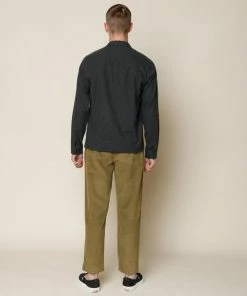 Folk Stone Moss Patch Flannel Shirt