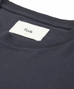 Folk Assembly T-Shirt in Navy