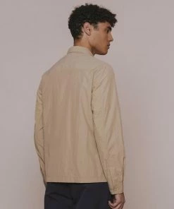 Folk Beige Fog Stack Jacket
