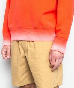 Folk Boxy Sweat In Red Gradient