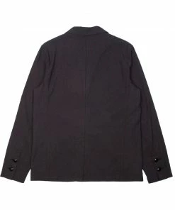 Folk Patch Jacket In Soft Black Crinkle 15 Folk Patch Jacket In Soft Black Crinkle