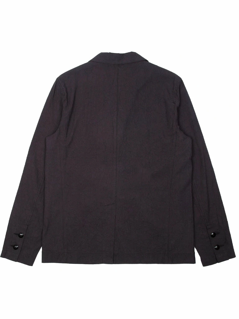 Folk Patch Jacket In Soft Black Crinkle 9 Folk Patch Jacket In Soft Black Crinkle