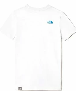 The North Face T-Shirt Easy Tee Junior White/Banff Blue