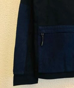 Folk Navy Overlay Jacket