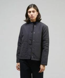 Folk Wadded Contour Jacket Black