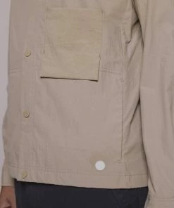 Folk Beige Fog Stack Jacket