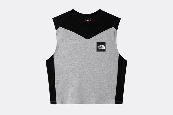 The North Face Wmns Sunriser Crop Tank Top Grey Heather 6 The North Face Wmns Sunriser Crop Tank Top Grey Heather