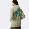The North Face Heritage Zip Hoodie Tea Green