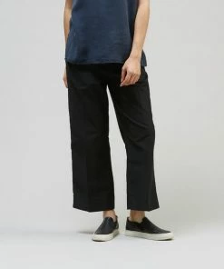Folk Wide Trouser Japanese Cotton Black