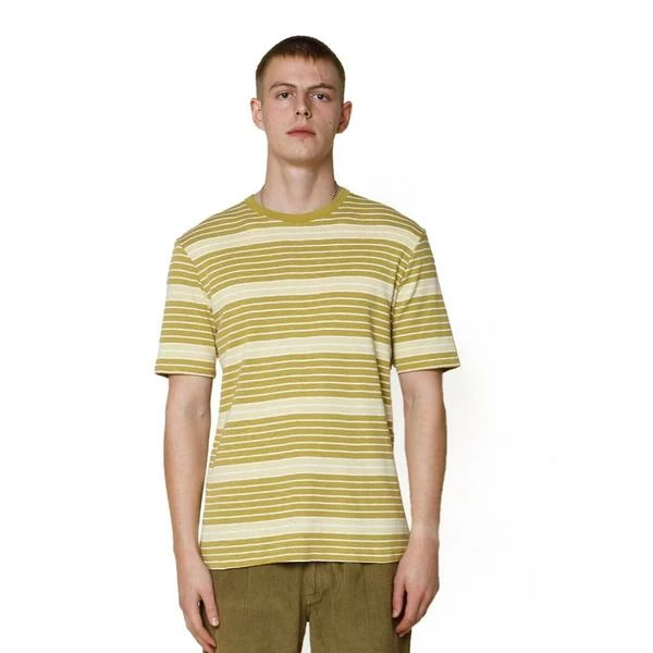 Folk Highlight Stripe Tee Chartreuse Soft Yellow 4 Folk Highlight Stripe Tee Chartreuse Soft Yellow