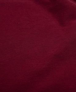 Folk Burgundy Textured Tee Long Sleeve
