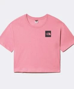 The North Face W W Cropped Fine Tee Pink 8 The North Face W W Cropped Fine Tee Pink