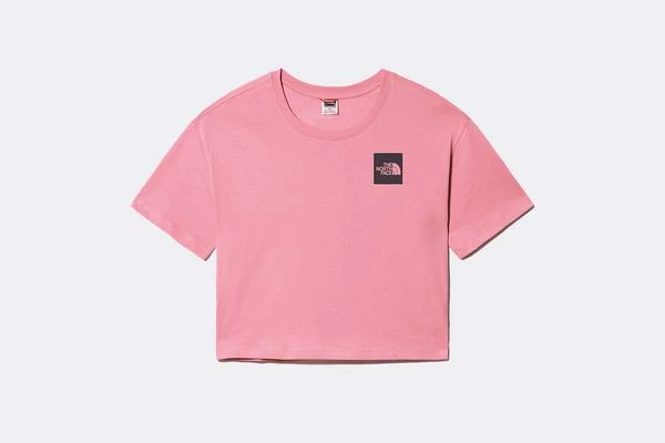 The North Face W W Cropped Fine Tee Pink 5 The North Face W W Cropped Fine Tee Pink