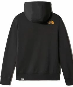 The North Face Maglia Light Drew Peak Hoodie Junior Asphalt Grey/Summit Gold